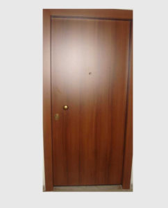 Πόρτα Ασφαλείας Laminate Καρυδιά